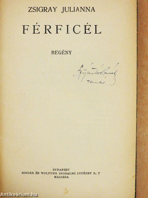 Férficél