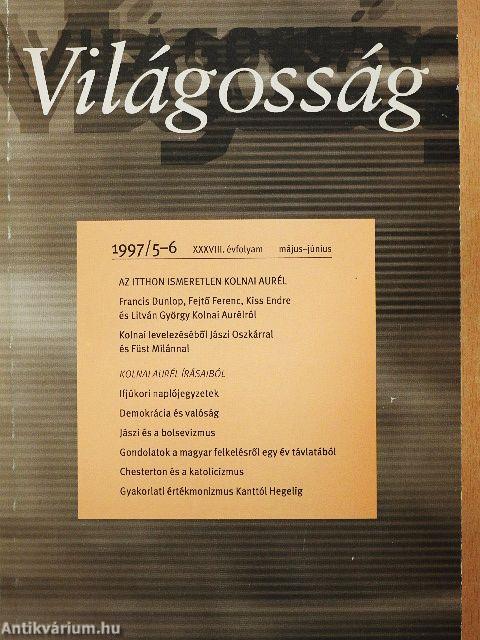 Világosság 1997. május-június
