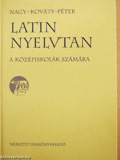 Latin nyelvtan