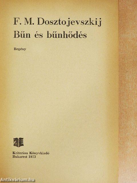 Bűn és bűnhődés