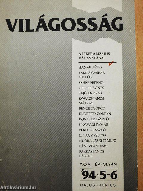 Világosság 1994. május-június
