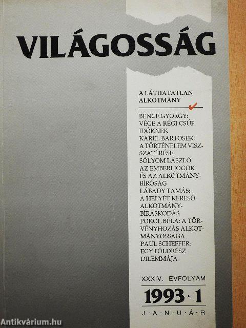 Világosság 1993. január
