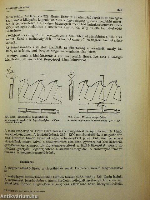 Gépipari szerszámok készítése