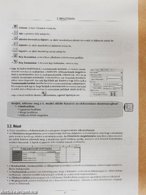 Táblázatkezelés