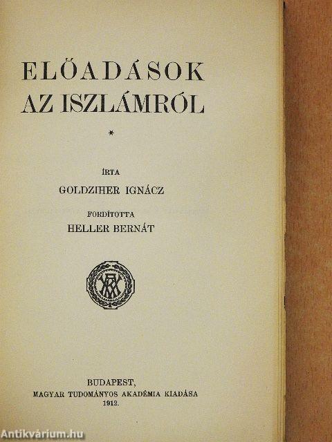 Előadások az iszlámról