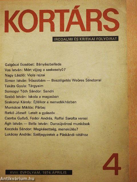 Kortárs 1974. április