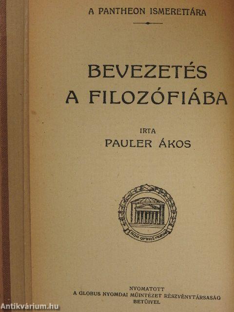 Bevezetés a filozófiába