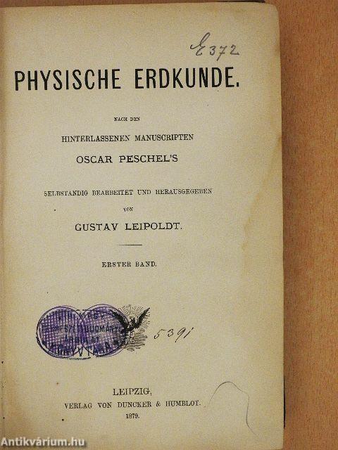 Physische Erdkunde I-II.