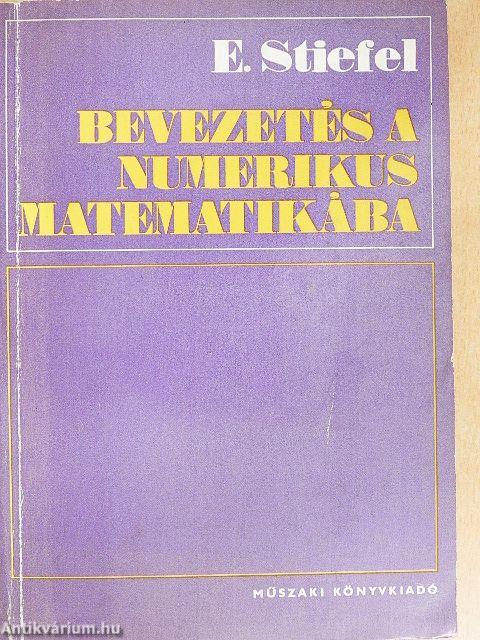 Bevezetés a numerikus matematikába