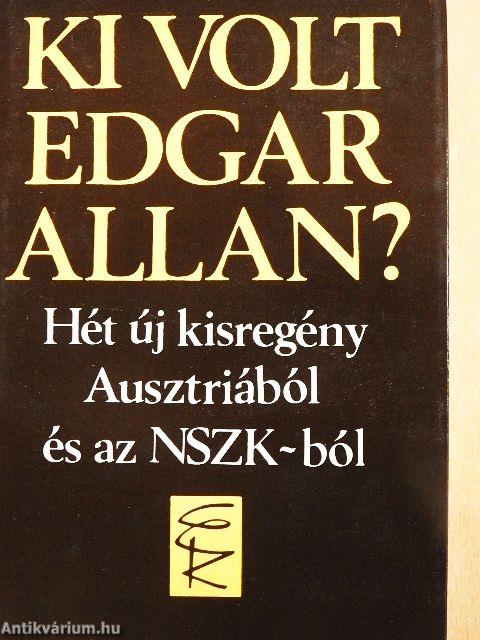 Ki volt Edgar Allan?