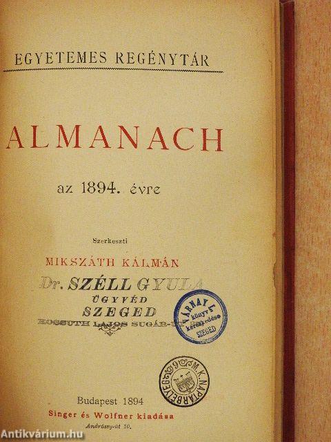 Almanach az 1894. évre