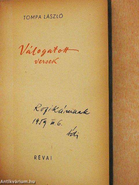 Válogatott versek