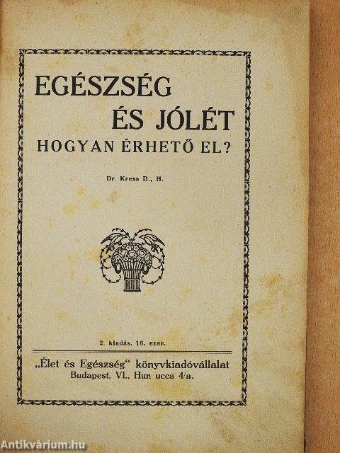Egészség és jólét