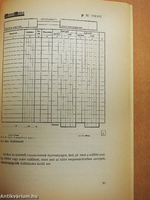 Vendéglátó ismeretek II.
