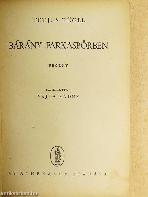 Bárány farkasbőrben