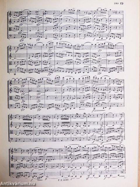 Quartett No. 9. C-dur