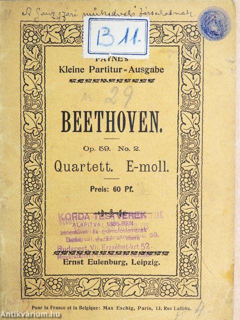 Quartett No. 8. E-moll