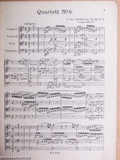 Quartett No. 8. E-moll