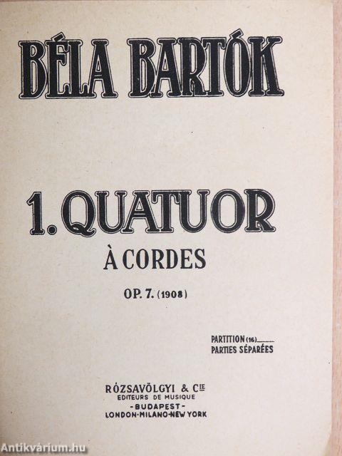 1. Quatuor á cordes 