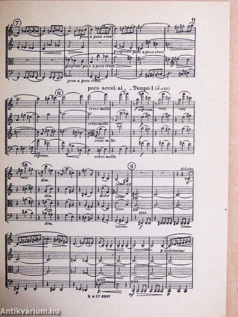 1. Quatuor á cordes 