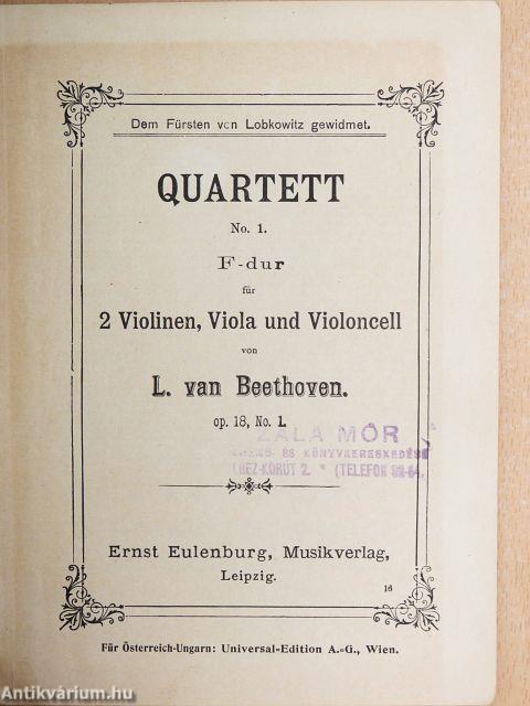 Quartett No. 1. F-dur