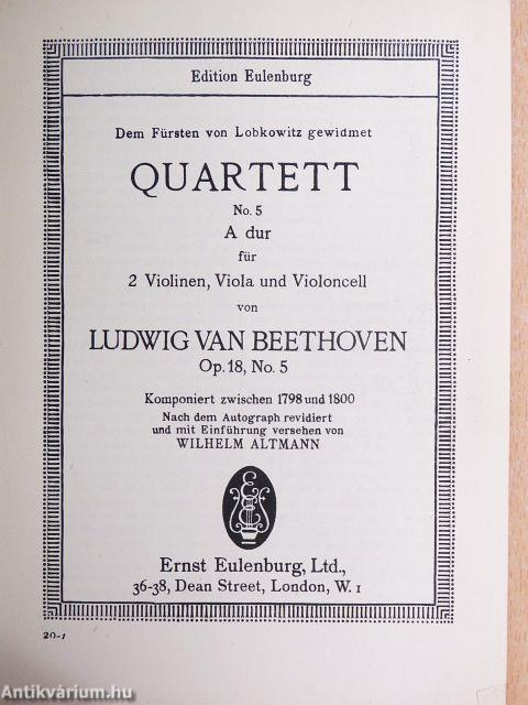 Quartett No. 5. A dur
