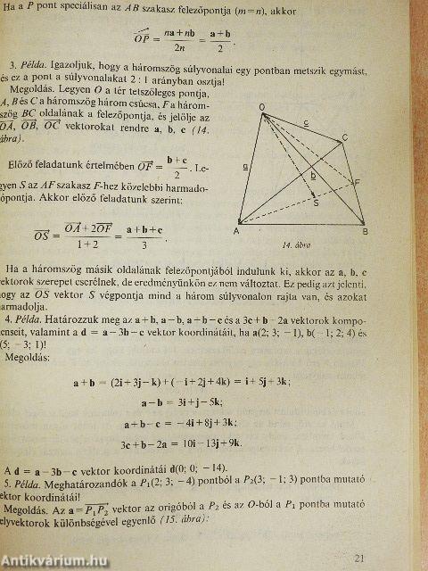 Vektorgeometria és lineáris algebra
