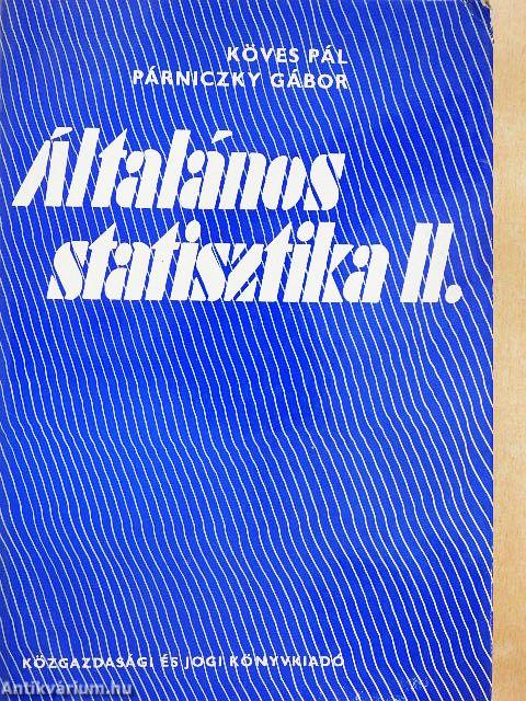 Általános statisztika II.
