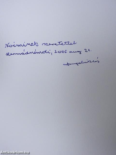 A három tökmag (dedikált példány)