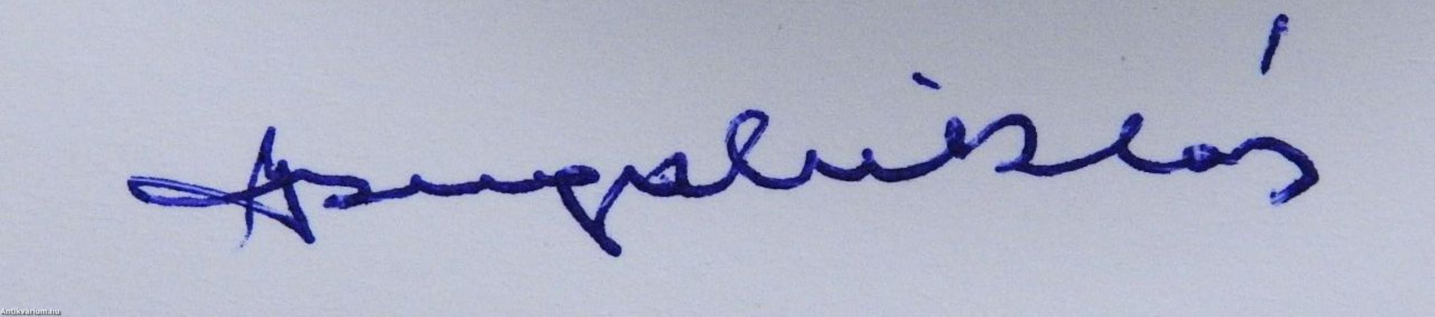 A három tökmag (dedikált példány)