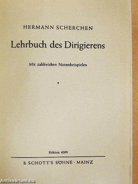 Lehrbuch des Dirigierens