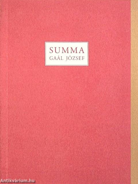 Summa - Gaál József