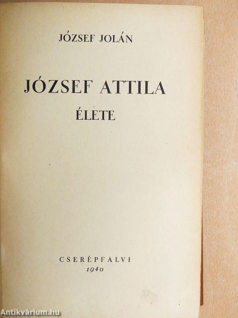 József Attila élete