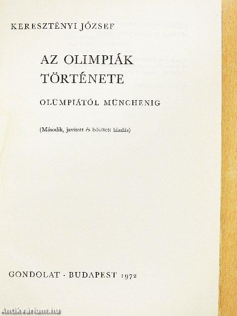 Az Olimpiák története