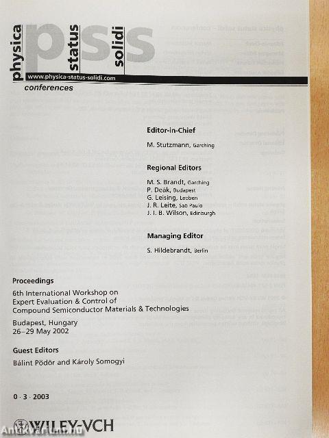 Physica, Status, Solidi