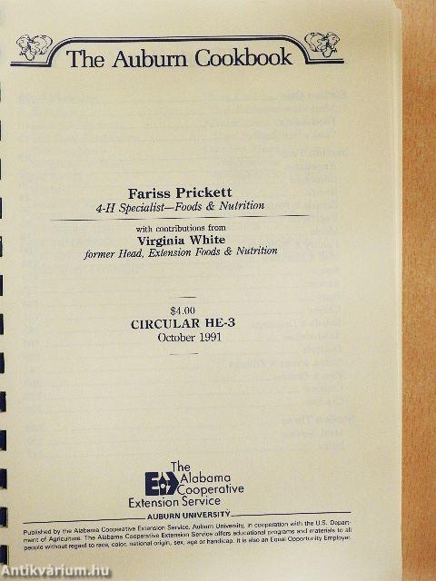 The Auburn Cookbook