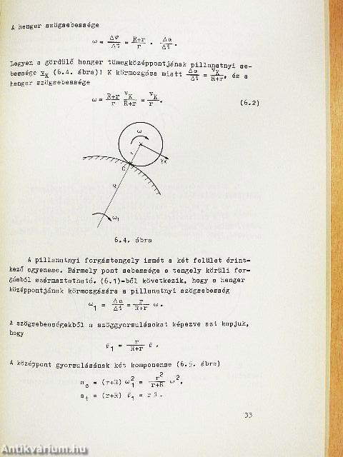 Merev testek síkmozgása