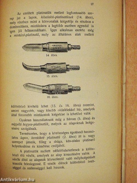 Fa-beégetések és bársony-fényvasalás, égetés