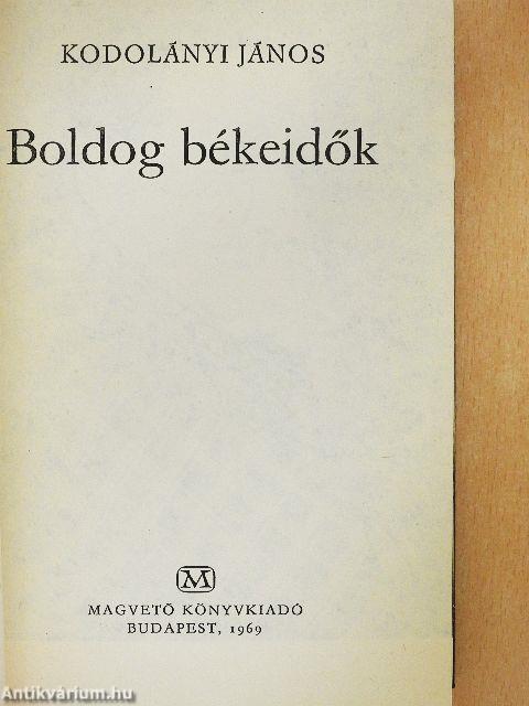Boldog békeidők