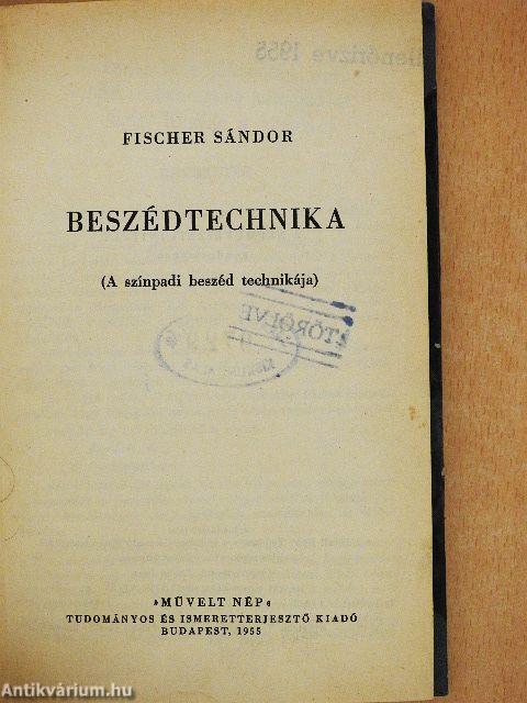 Beszédtechnika