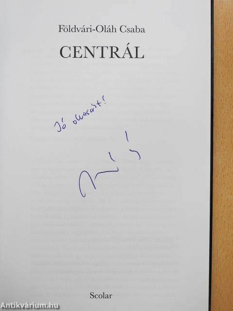 Centrál (dedikált példány)