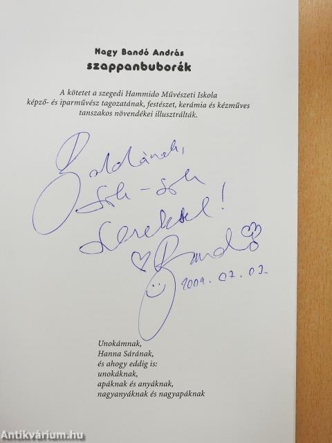 Szappanbuborék (dedikált példány)