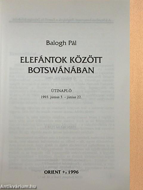 Elefántok között Botswánában