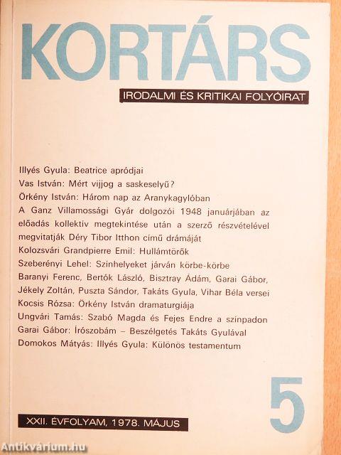 Kortárs 1978. május