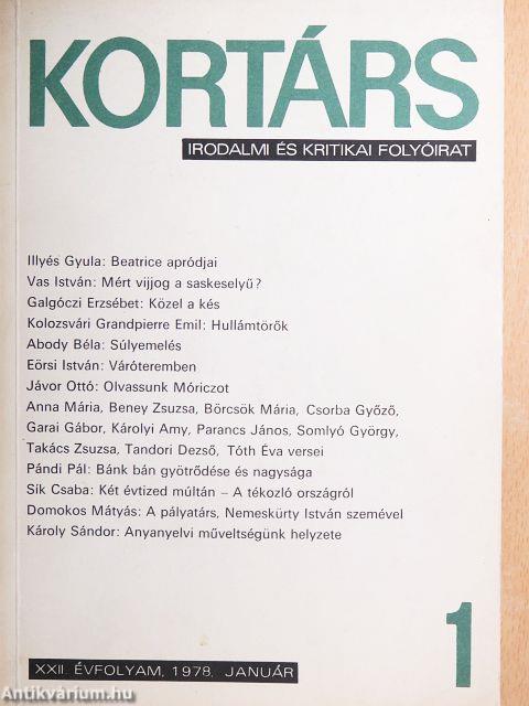 Kortárs 1978. január