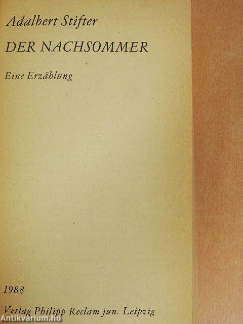 Der Nachsommer