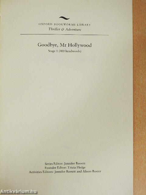 Goodbye, Mr Hollywood - CD-vel
