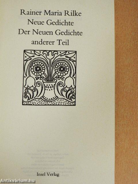 Neue Gedichte