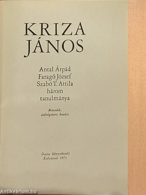 Kriza János