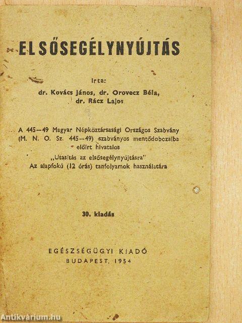 Elsősegélynyújtás